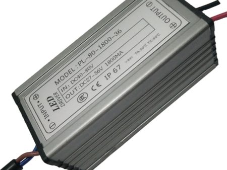 Maxbell DC40-80V 60W Aluminum Low Voltage Mobile LED Driver Transformer Power Supply Online Hot Sale